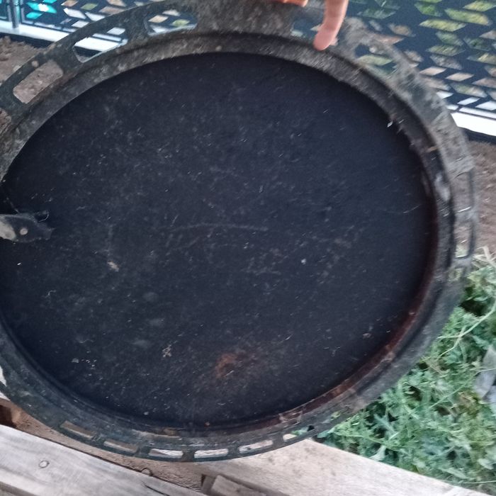 capac fonta nou rotund trafic 12.5t canalizare fantana fosa d 66.7 cm