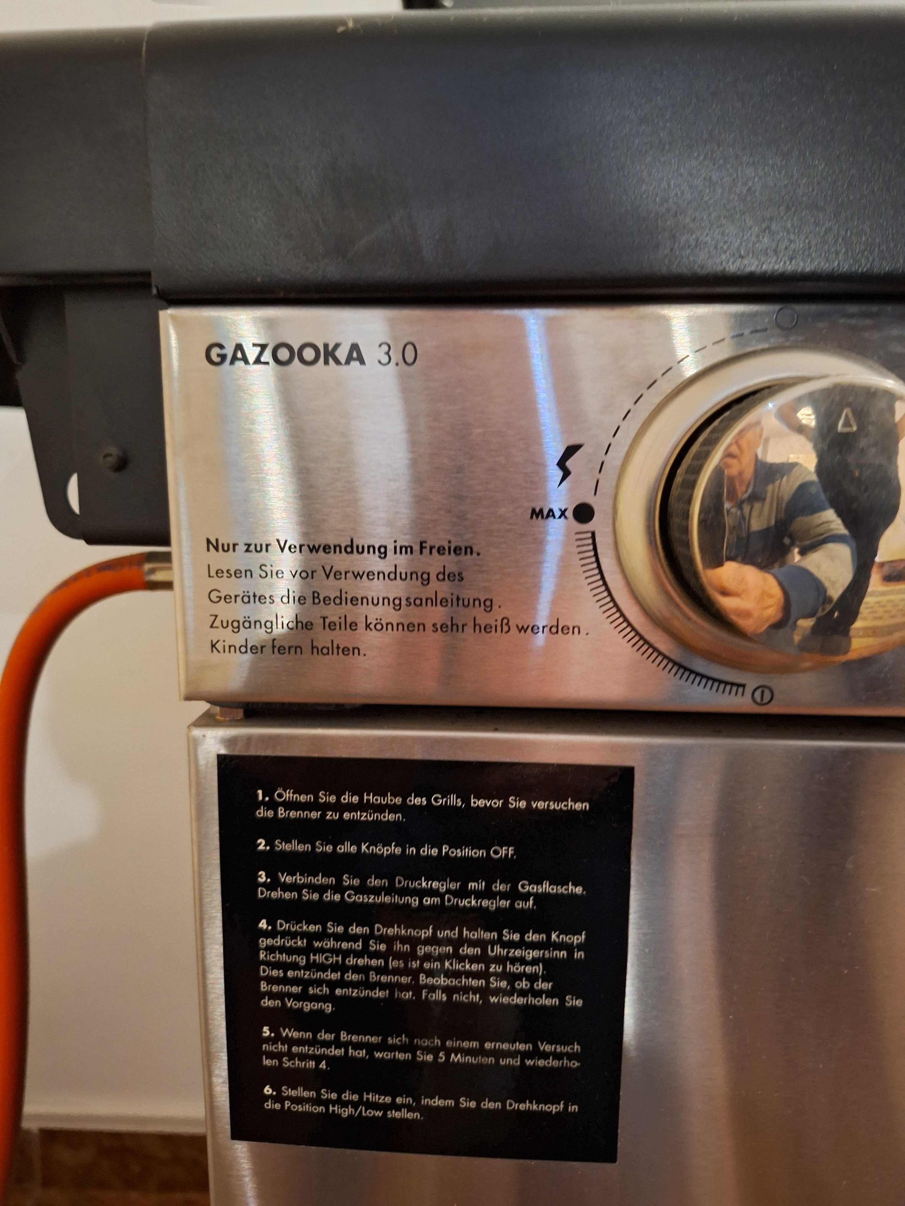 Grill Klarstein Gazooka 3.0T BBQ pe gaz