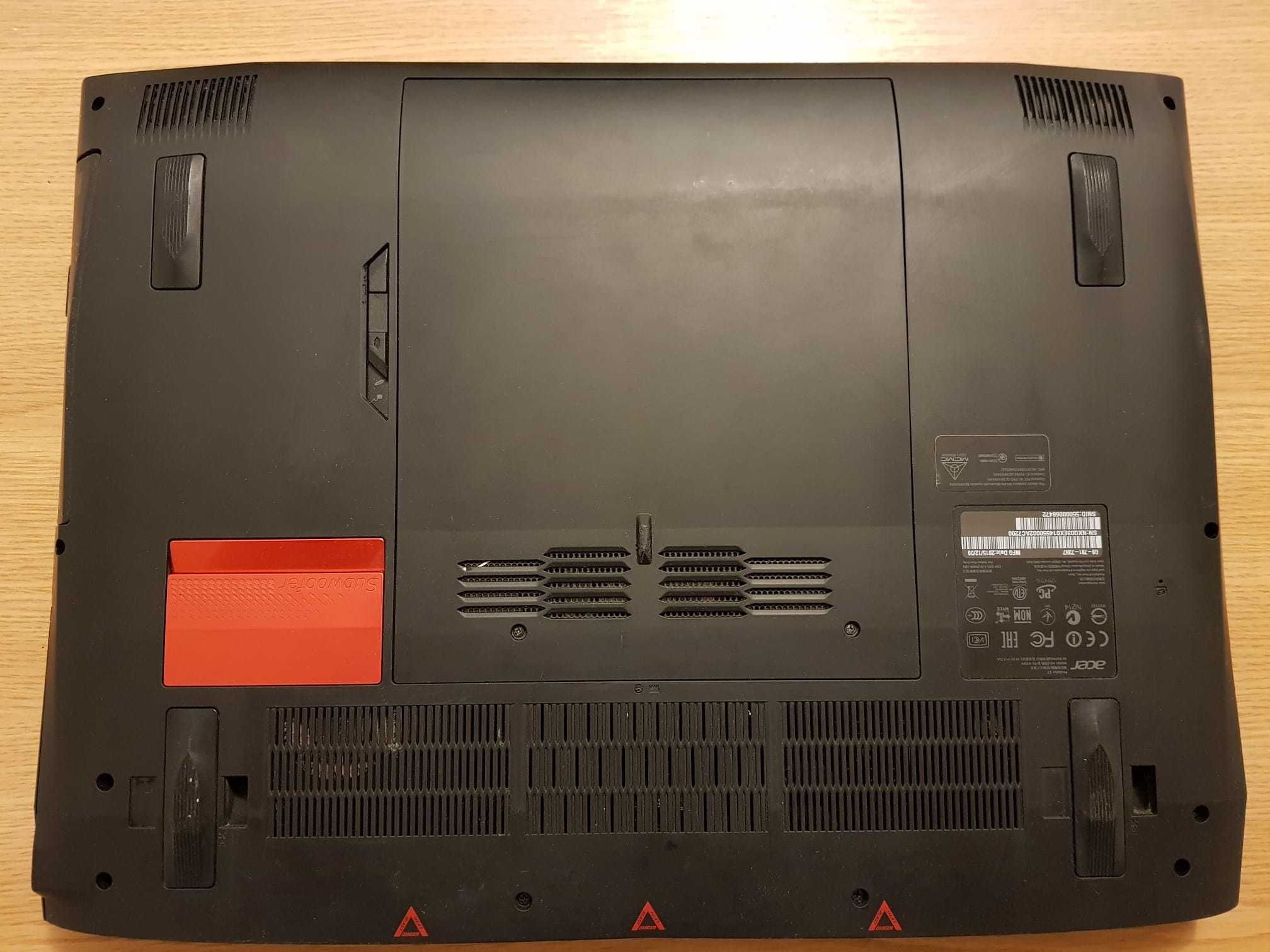 Laptop Gaming Acer Predator gpu GTX 970 cpu i7 ram 24Gb DDR4
