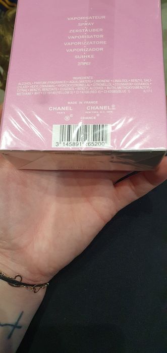 Apa de Parfum 100ml Chanel Chance, sigilat