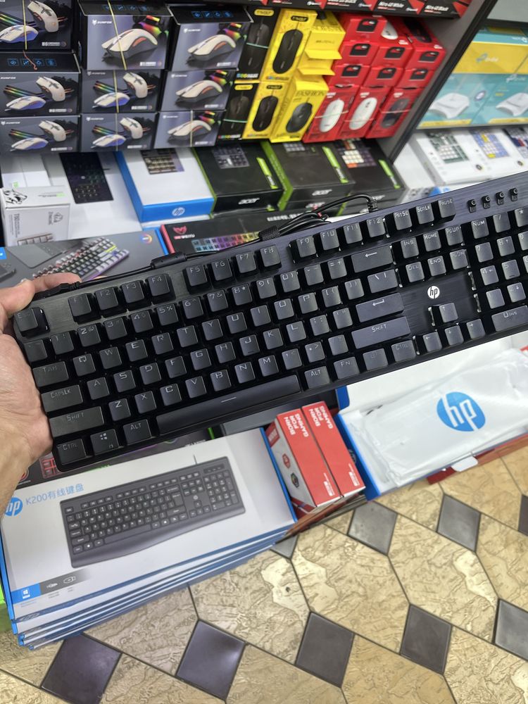 Новая клавиатура Hp Gk 100F Yangi klaviatura Hp Gk 100F