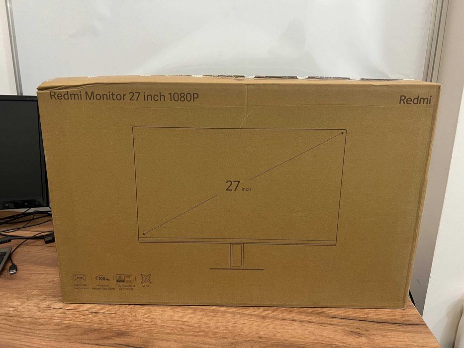 Новый монитор Redmi 27" 100Hz, FullHD в запечатанной! + Гарантия 6 мес