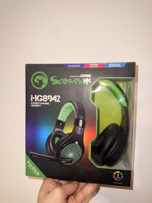 Casti gaming stereo scorpion HG8942
