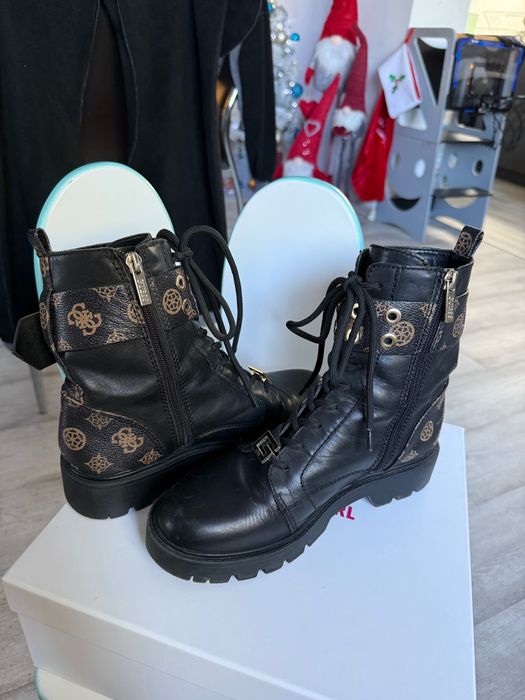 Боти Guess ест.кожа черни