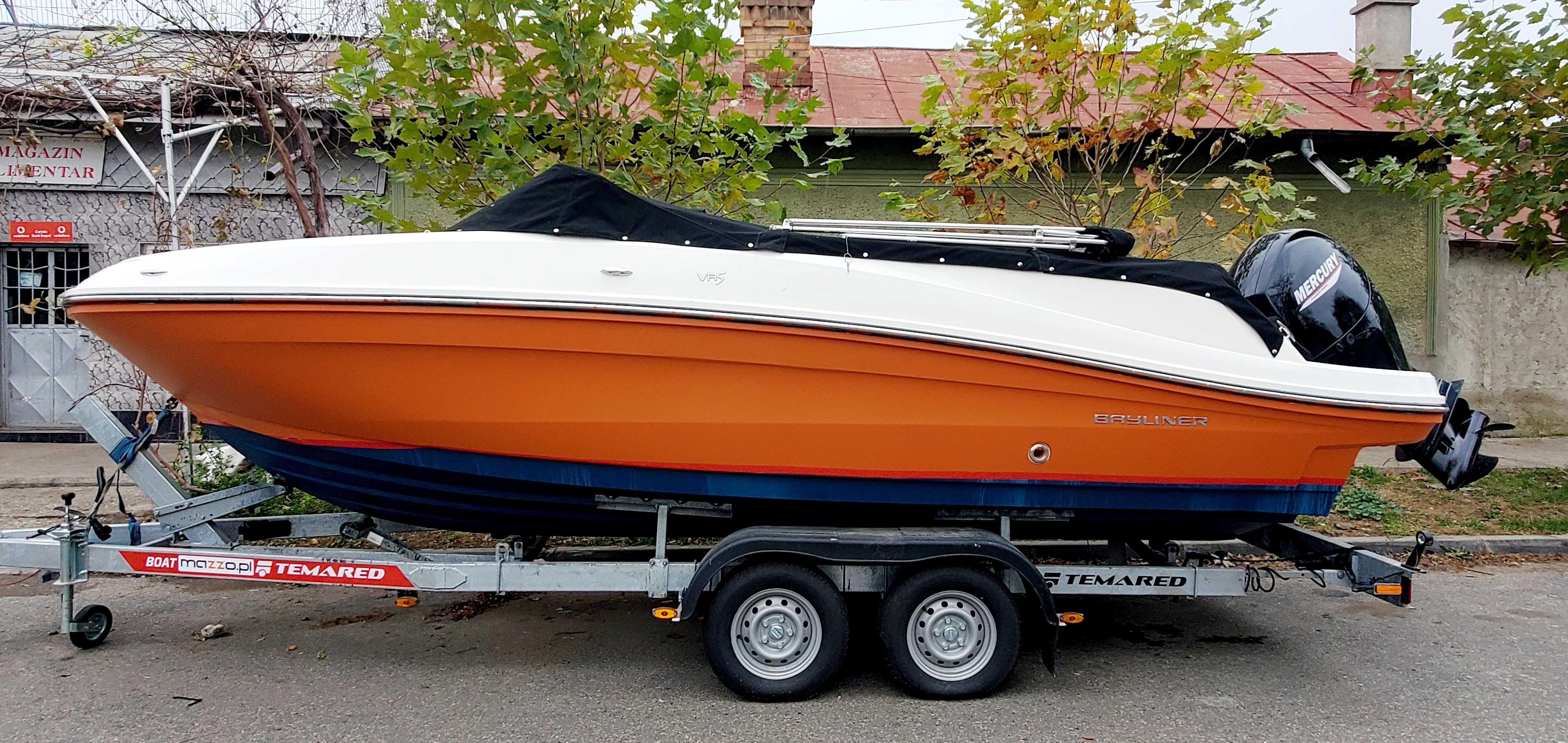 bayliner vr5 2021..80 ore..mercury 150