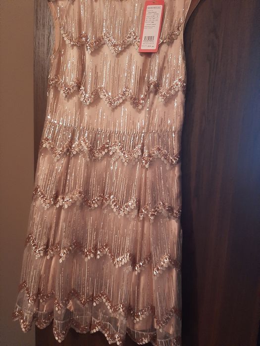 нова с етикет стилна рокля Etere