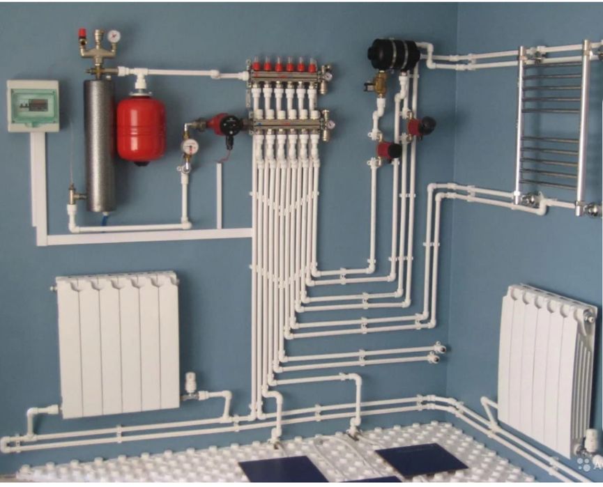 Жылу қондырамыз/ Монтируем отопление