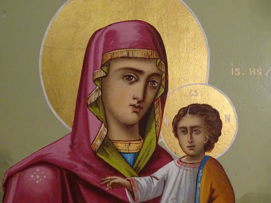 Icoana pe lemn, “Maica Domnului cu Pruncul - Calauzitoarea”