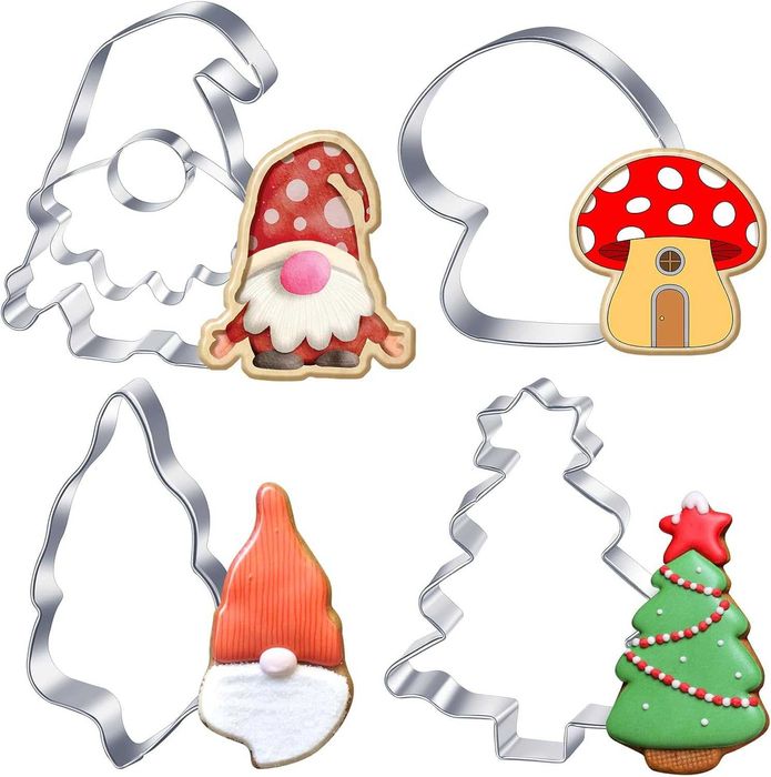 Forme pentru prăjituri de Craciun, Set de 3,4 sau 9, inox