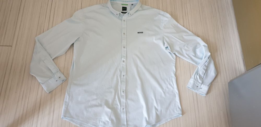 Hugo Boss Cotton Regular Fit Stretch 3XL НОВО! ОРИГИНАЛ! Мъжка  Риза