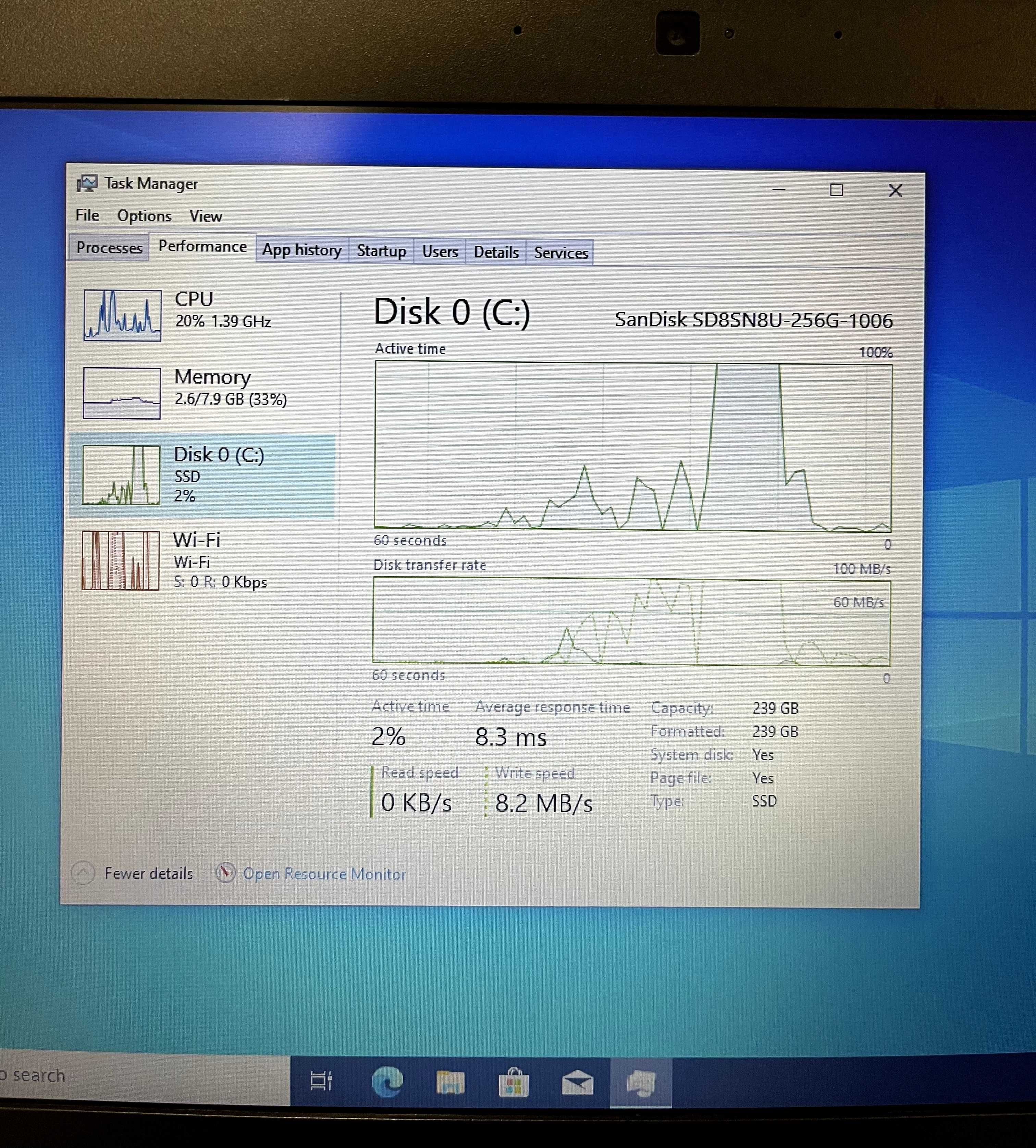 Лаптоп Dell Latitude 5290, Intel Core i5 8250U, 8GB ram