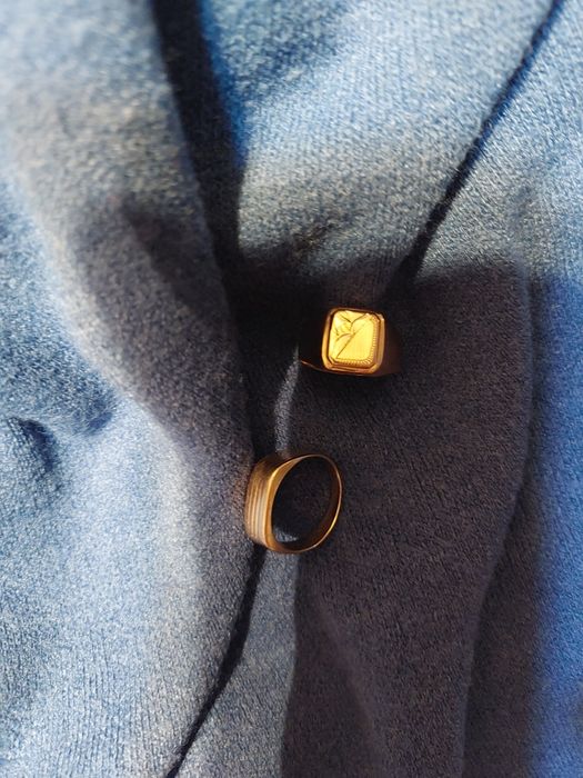 Vind 2 inele barbati 14k