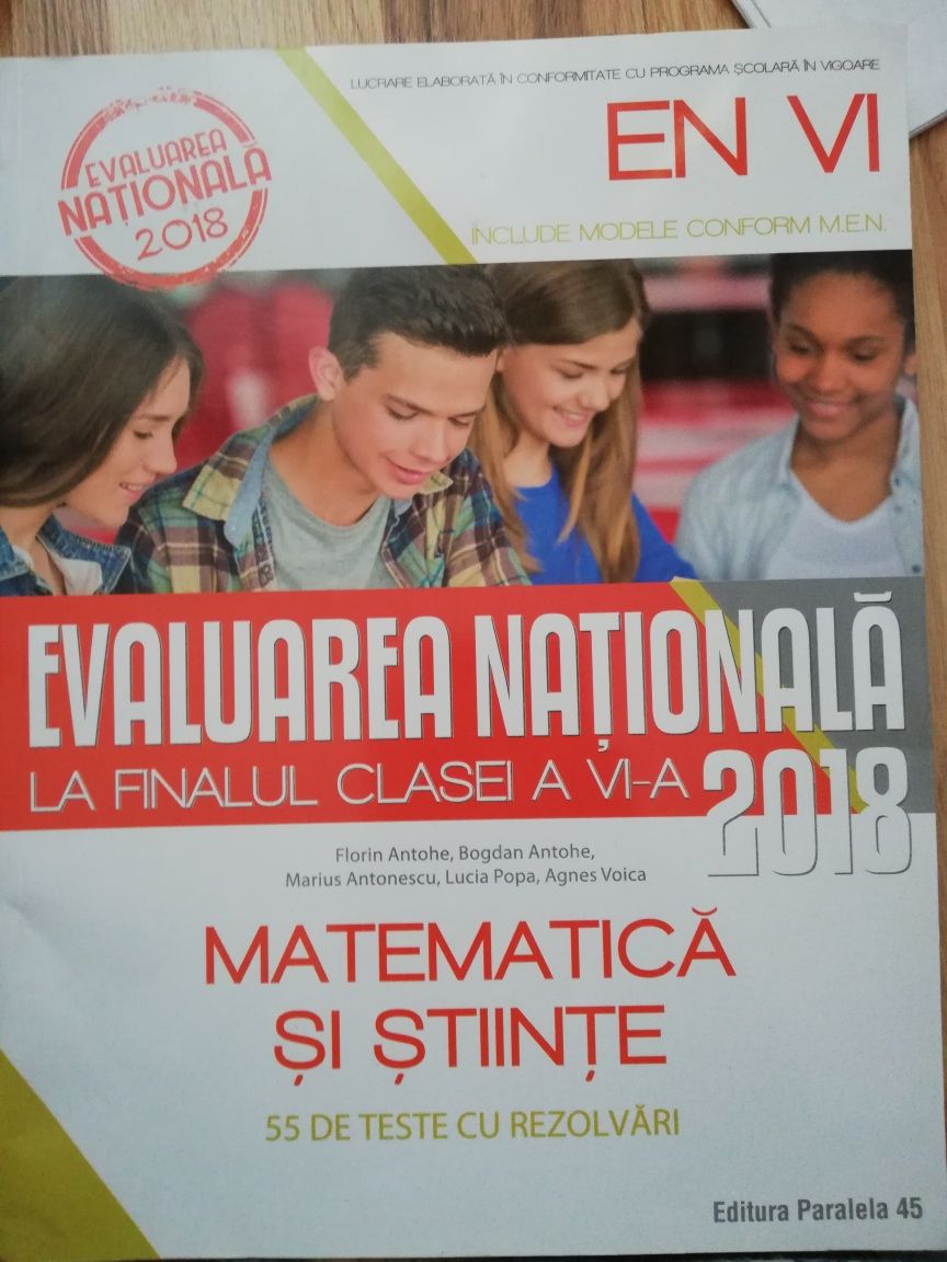 Culegeri de matematica editura paralela 45