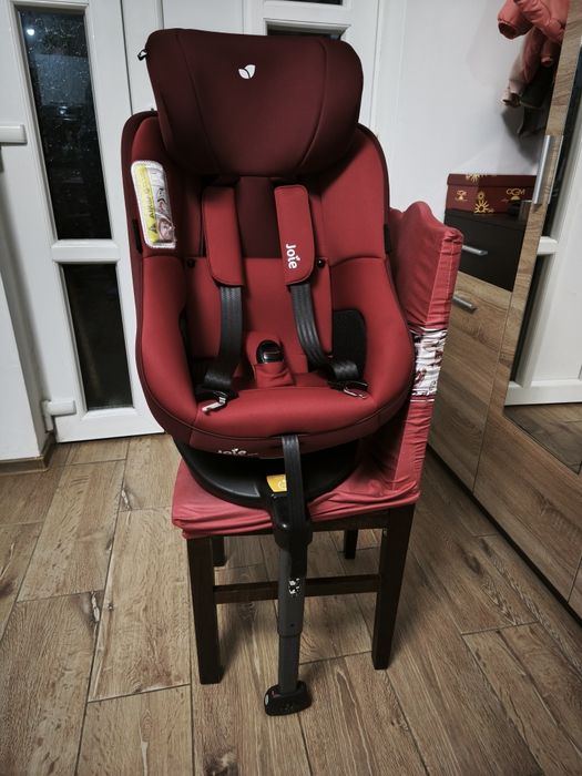 Scaun auto pentru copii Rotativ cu Isofix Joie Spin 360° Merlot, 0-18