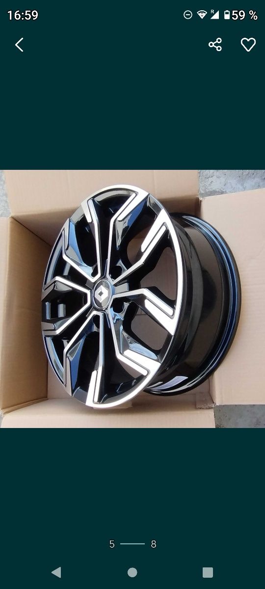 Jante 17 Renault Megane Fluence Kadjar Koleos Laguna