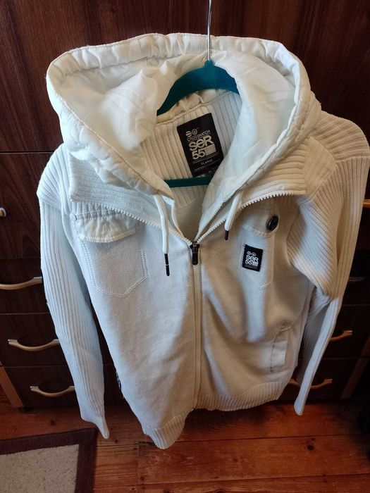 Hanorac alb XL Crosshatch