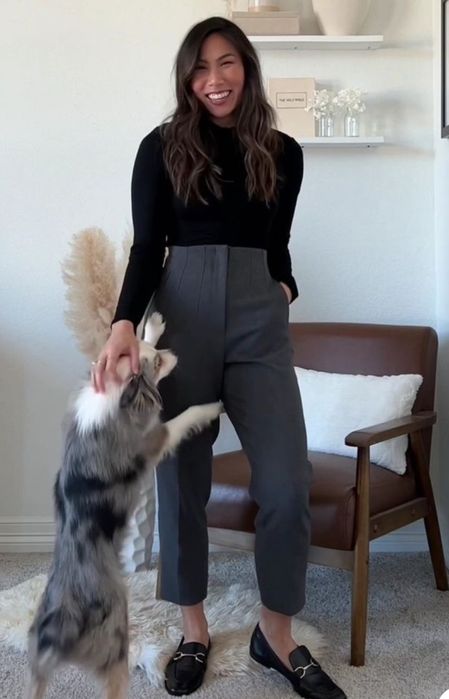 Брюк zara новый серый