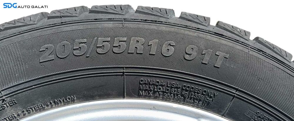 Set 4 Jante Complet cu Prezoane Aliaj 205 55 16 R16 ET50 6½Jx16H2 Ford Mondeo MK3 2000 - 2007 [M8908]