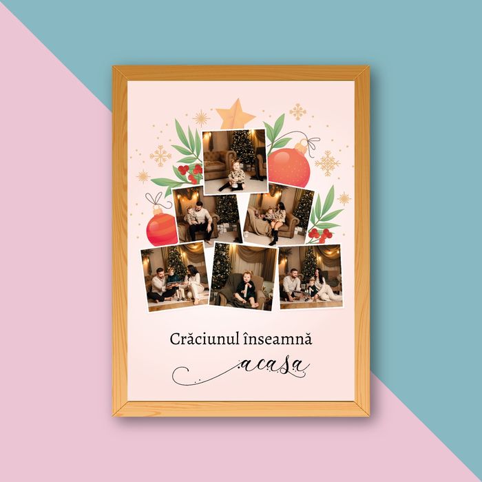 Tablou de Crăciun personalizat