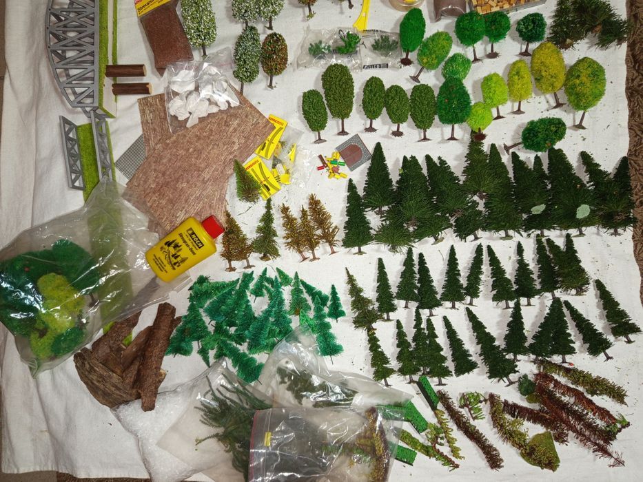 Set mare accesorii diorama Noch Faller BuschHO trenulețe