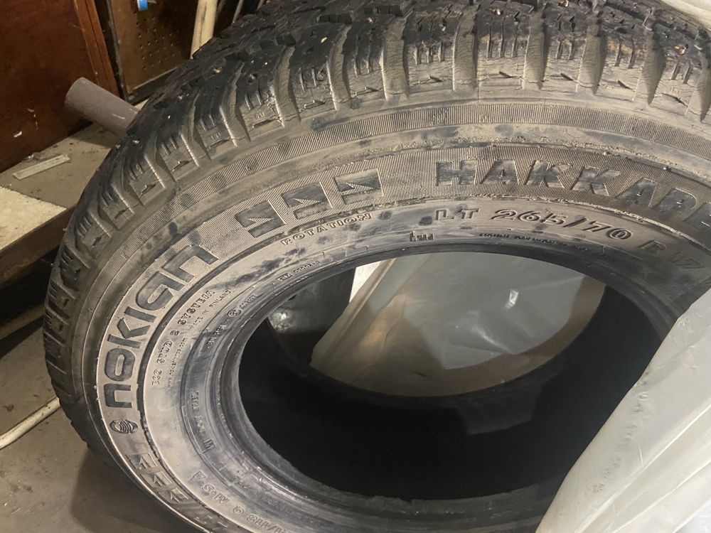 Шина Nokian hakkapeliitta lt 265/70 r17