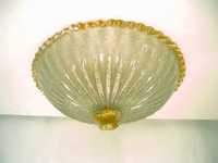 Plafoniera mare Art Deco, Murano, Barovier i Toso, vintage