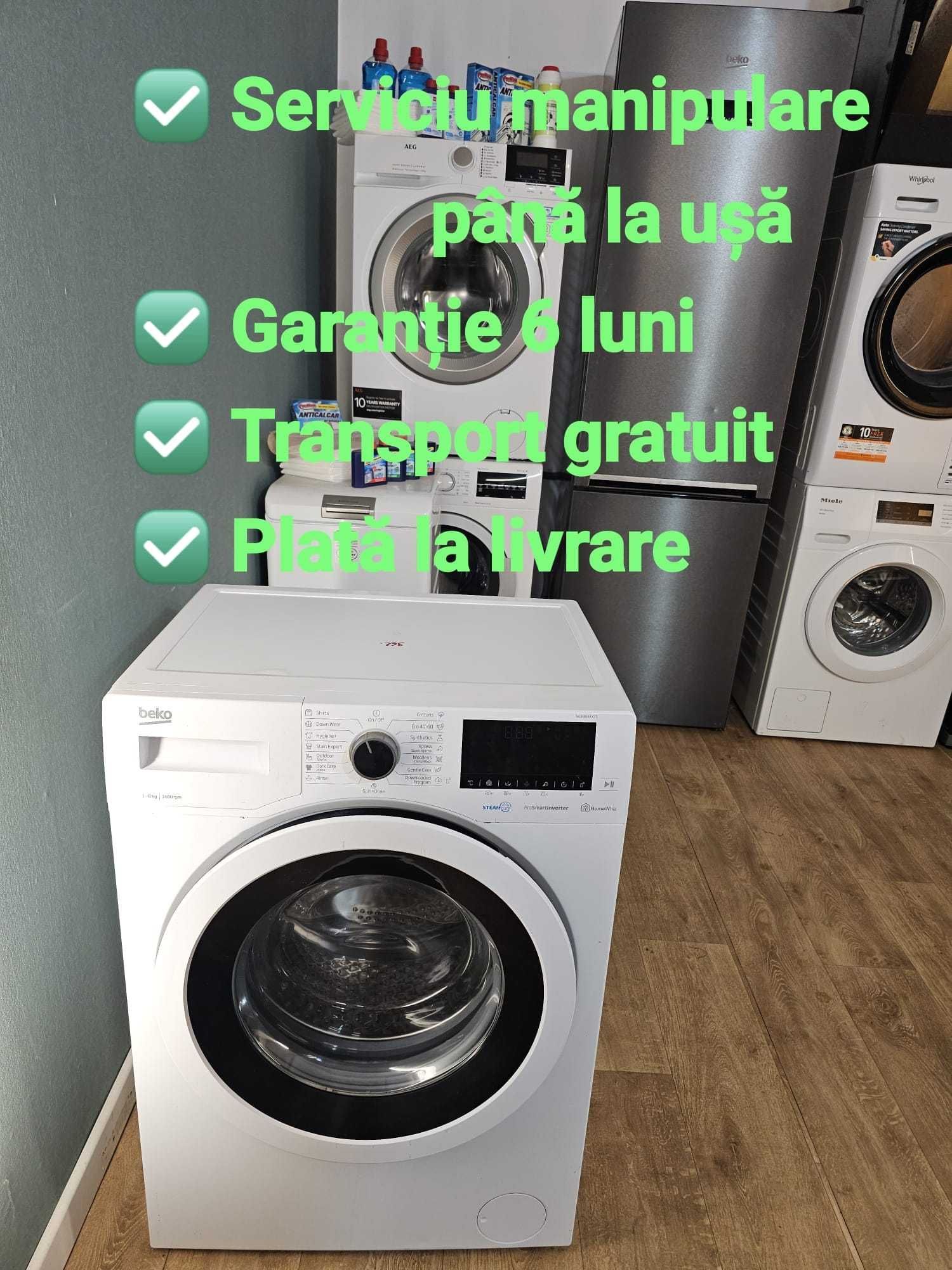 Mașini de spălat second-hand | Garanție inclusă + Plata la livrare