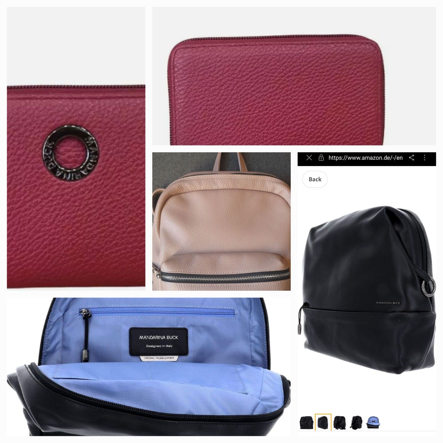 Mandarina Duck /Естествена кожа