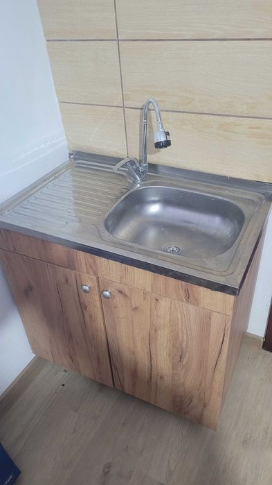 Chiveta inox cu baterie și masca