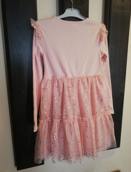 Rochita noua cu tul și sclipici/paiete 140 cm sau 9-10 ani