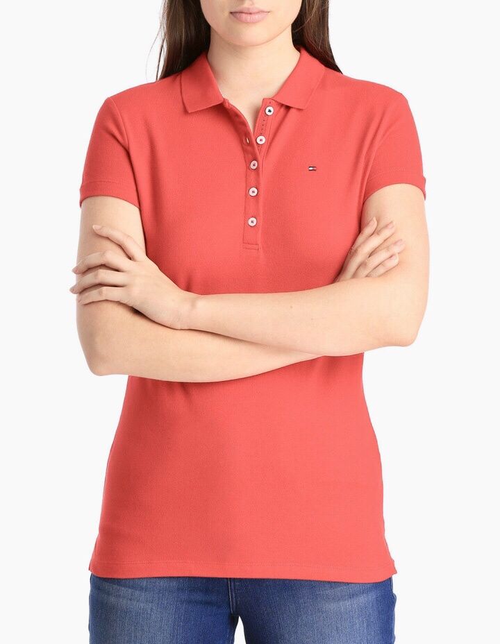 Tommy Hilfiger SLIM FIT Polo Shirt ОРИГИНАЛНА дамска тениска - M/L