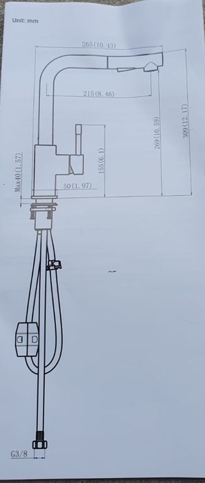 Baterie Chiuveta Bucatarie Neagra