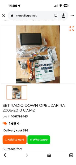 Navigatie Android pentru Opel Astra/Antara/Zafira/Corsa/Vect 2006-2010