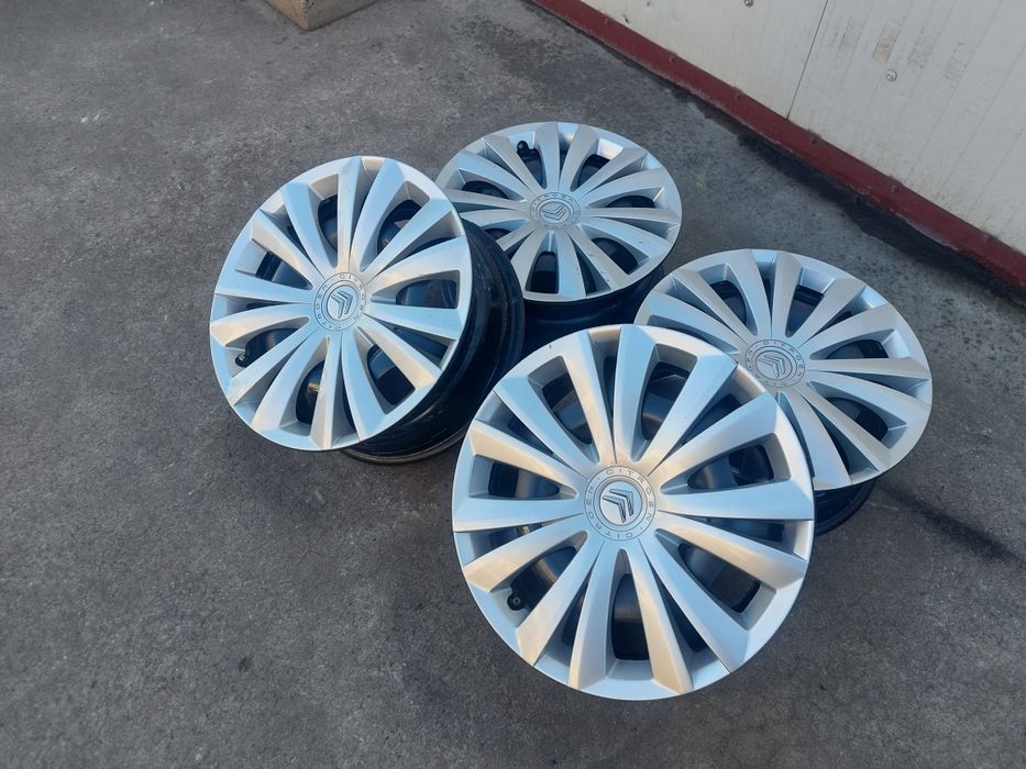 Jante tabla r16 + capace originale / gama CITROEN / PEUGEOT / 4x108