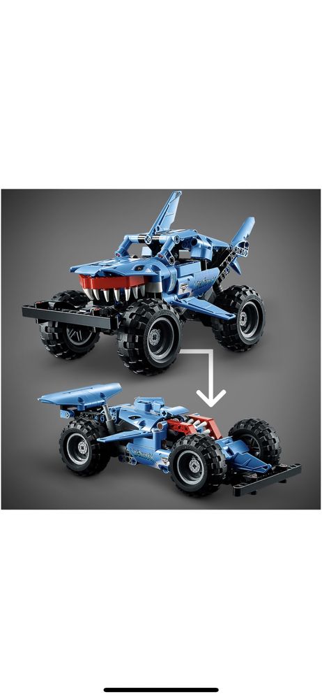 Lego Technic 2-in-1 42134 Monster Jam Megalodon