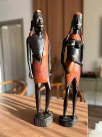 Set statuete lemn Africa