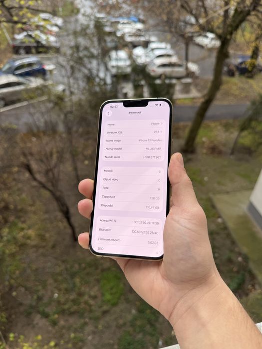 IPhone 13 Pro Max 94% bat 128GB impecabil Gold, Neverlocked