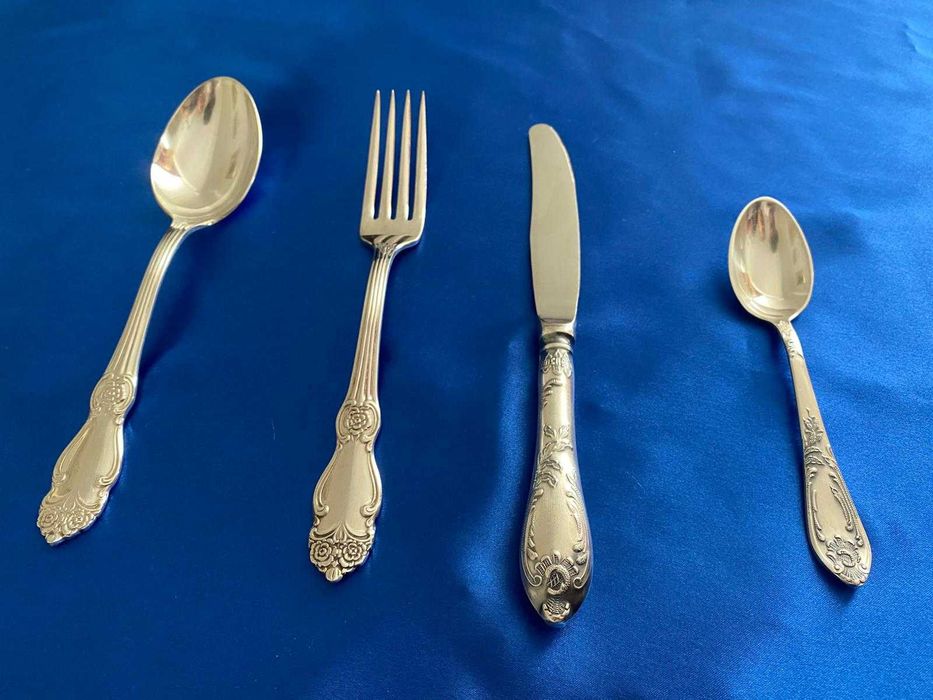 Serviciu masa tacamuri argintat 6 persoane