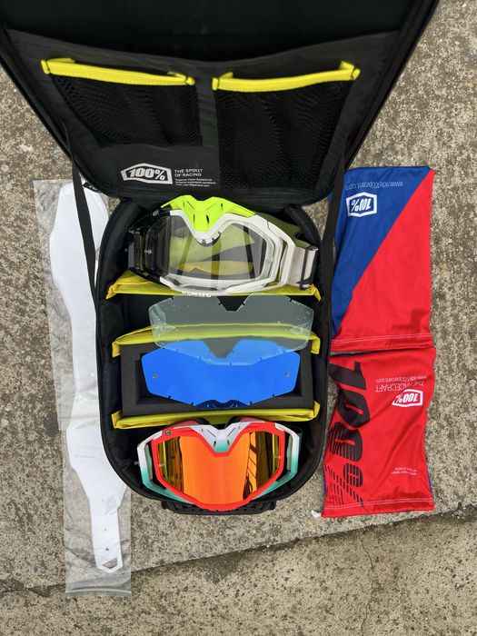 100% racecraft очила и кутия mx enduro