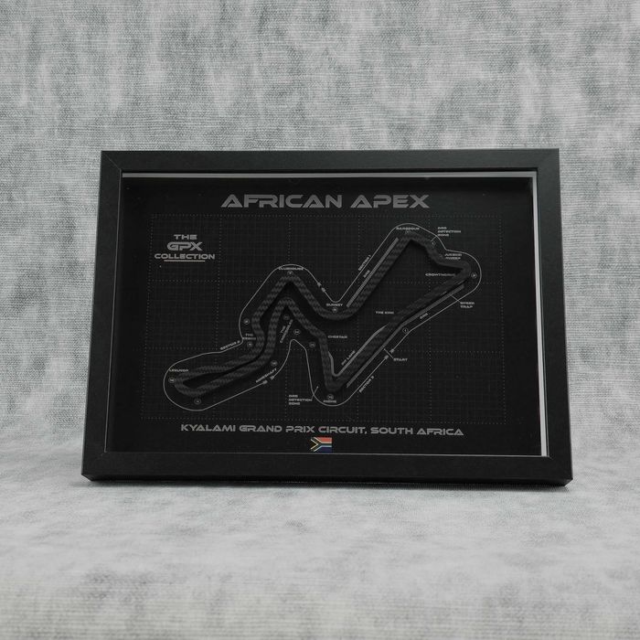 Kyalami – Hartă 3D circuit Formula 1 South African GP • GPX Collection