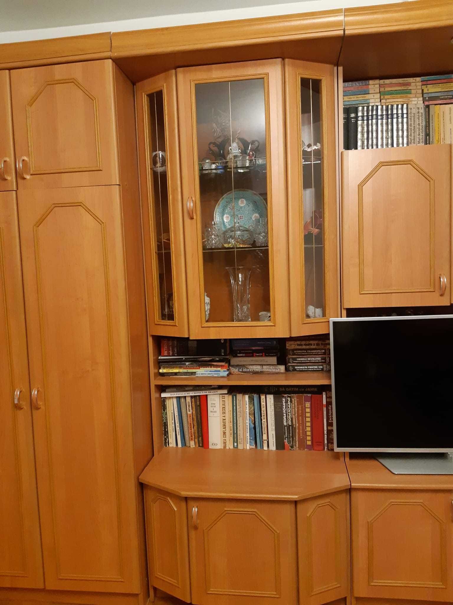Vând mobilă living, ușă interior și șine perdele în stare foarte bună.