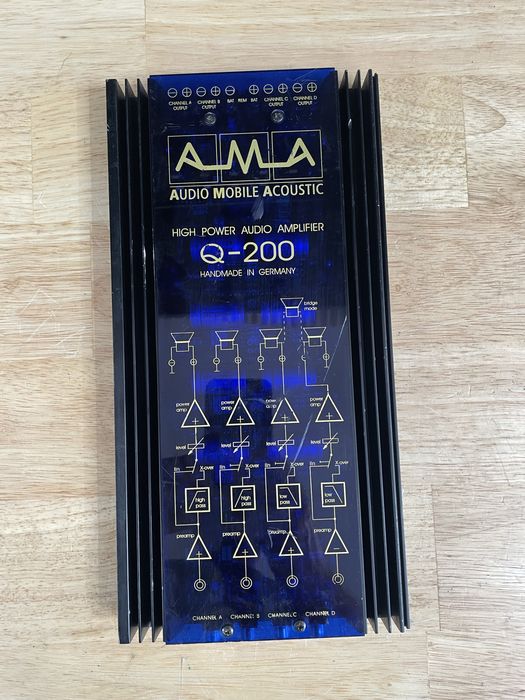 AMA Audio mobile acoustic Q200 amplificator auto 2 sau 4 canale