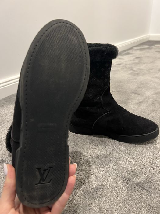 Ghete Louis Vuitton negre marimea 37