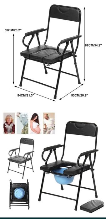 НОВЫЕ Кресло-туалет , стул с санитарным оснащением