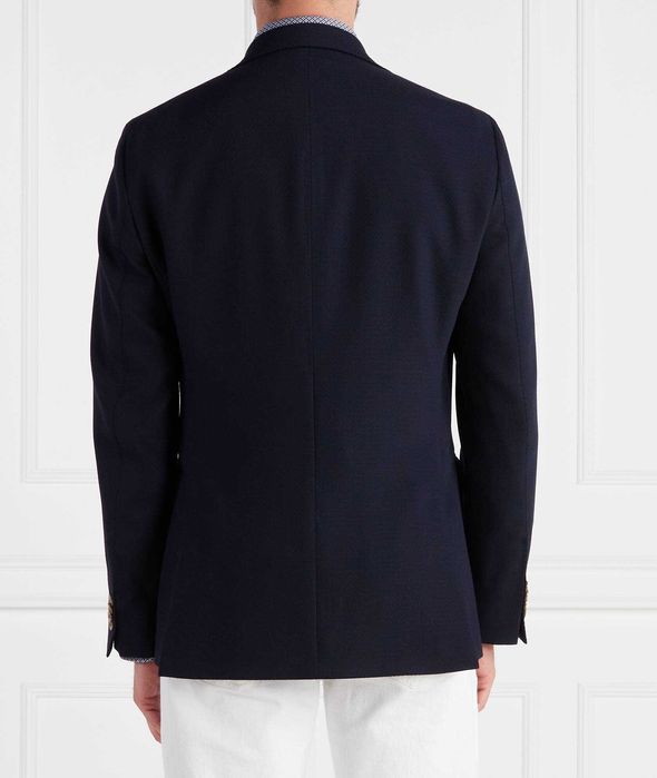 Sacou blazer slim 52 XL premium Oscar Jacobson lana respirabila moale