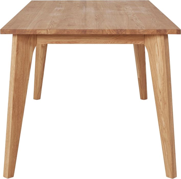 Masă Dining Stejar Masiv AMALI 200x100 cm Natur – Design Scandinav