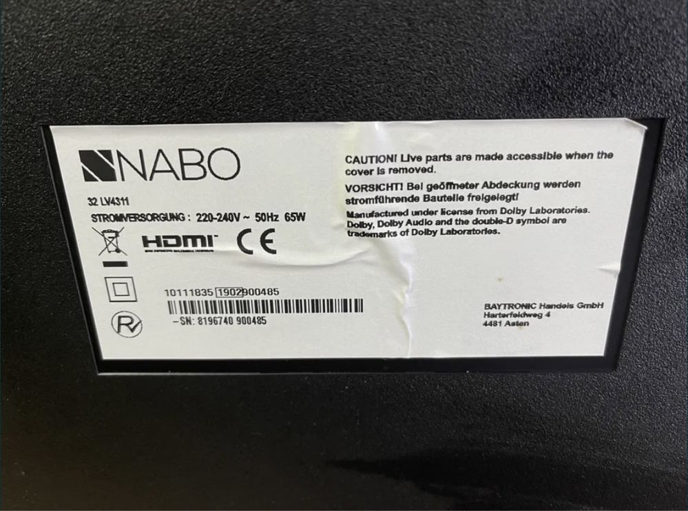 Телевизор NABO LED 32”