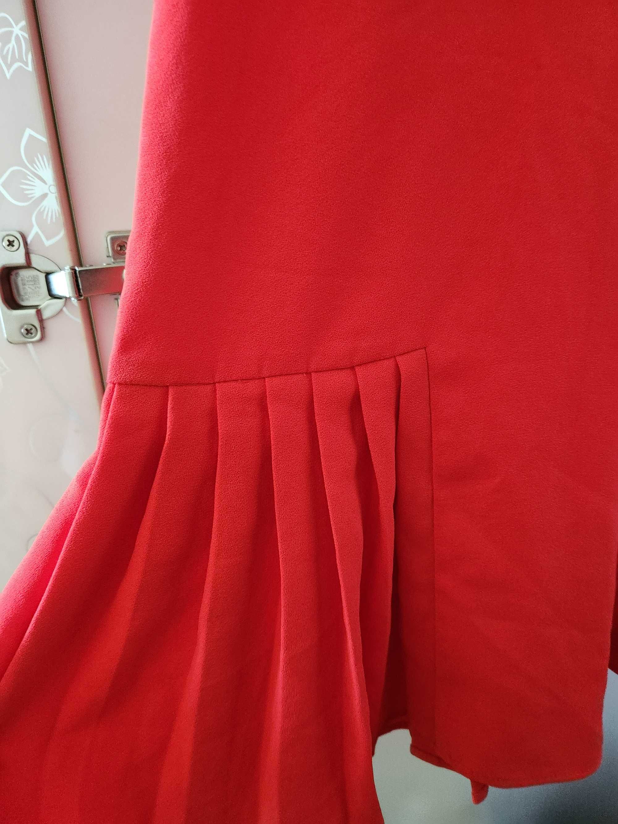 Красное платье от ZARA