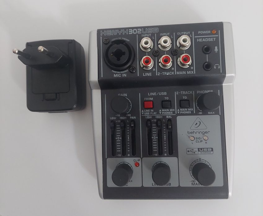 Mixer,  Interfata audio behringer xenyx 302 usb