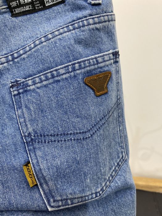 ‼️OFERTA‼️ Blugi straight fit Giorgio Armani albastru deschis noi